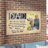 59843-Personalized Dad Memorial Canvas, Loss Of Father Remembrance Canvas H2