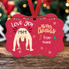 59955-Personalized Funny Naked Lady Naughty Christmas Ornament, Mom Gift From Daughter Christmas Ornament H0