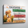 60555-Gift For Daughter From Mom, Dance Love Sing Daughter Canvas H1
