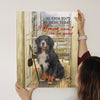 61420-Personalized Bernese Mountain Dog Memorial Keepsake, Heaven Wasn&#39;t So Far Away, Loss Of Dog Canvas H0