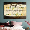 60619-Gift For Daughter, Authentic Whimsical Fearless, Encouraging Daughter Canvas H0