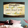 Gift For Daughter, Authentic Whimsical Fearless, Encouraging Daughter Canvas