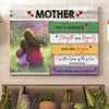 60620-Gift For Mom From Daughter, She Is Clothed In Strength, Bible Verses Mother Canvas H1
