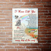Personalized Australian Shepherds Memorial Gift, I Never Left You, Loss Of Dog Canvas