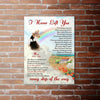 Personalized Yorkshire Terriers Memorial Gift, I Never Left You, Loss Of Dog Canvas