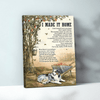 62035-Personalized Australian Shepherds Memorial Gift, I Made It Home, Loss Of Dog Canvas H1