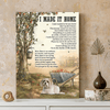 62025-Personalized Shih Tzu Memorial Gift, I Made It Home, Loss Of Dog Canvas H0