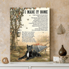 Personalized Cane Corso Memorial Gift, I Made It Home, Loss Of Dog Canvas