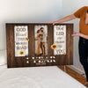 50446-Personalized 1 Year Anniversary Gift For Wife, First Anniversary Gift For Husband Custom Photo Canvas H2