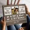 Personalized 8 Year Anniversary Gift  For Her Custom Photo, 8th Anniversary Gift For Him, Together We Built A Life Canvas