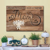 50883-Personalized Gift For Mom Puzzle Custom Name, You Are The Piece, Meaningful Mother Gift Canvas H2