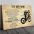 51021-Gift For Son From Dad, Rider Son Gift, On This Ride Bicycle Canvas H0