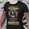 76301-Being A Veteran Is An Honor Gift For Grandpa Personalized Shirt H3
