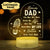 72946-Happy Father's Day To My Bonus Dad Personalized Night Light H0