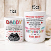 73883-Father&#39;s Day In Mommy&#39;s Tummy Mugs Personalized H0