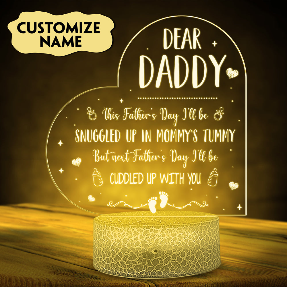 72945-Happy Father's Day From Mummy Tummy Night Light H0