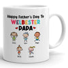 73771-Happy Father&#39;s Day To Welbester Papa Personalized Mug H0