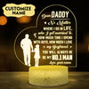 Father&#39;s Day You Are My Number One Man Personalized Night Light