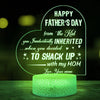 Father&#39;s Day Inherited Kid Shacking Up Personalized Night Light