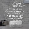 Father&#39;s Day Inherited Kid Shacking Up Personalized Night Light