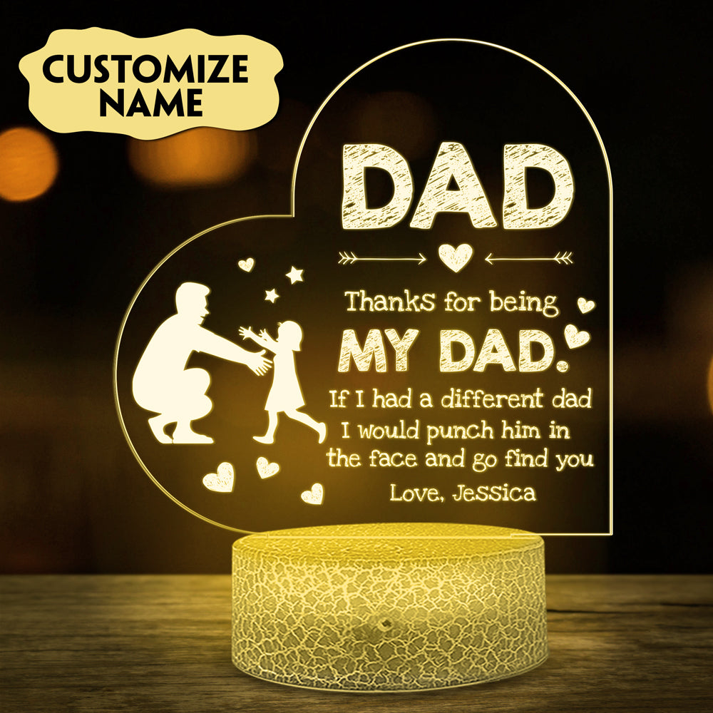 73036-Happy Father's Day If I Had Another Dad Personalized Night Light H0