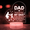 Happy Father&#39;s Day If I Had Another Dad Personalized Night Light