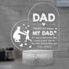 Happy Father&#39;s Day If I Had Another Dad Personalized Night Light