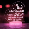 73325-Happy Father&#39;s Day Not To Pay Wedding Personalized Night Light H0