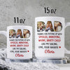 74697-Father&#39;s Day Dad With Sibling And Favorite Kid Personalized Image Mug H0