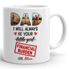 74902-Father&#39;s Day Girl Financial Burnden Of Dad Red Personalized Image Mug H2