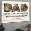 75730-Say Out Loud Favorite Child Gift for Dad Personalized Canvas H1