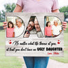 75731-Don&#39;t Have An Ugly Daughter Gift For Dad Personalized Canvas H2