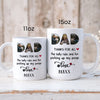 75766-Dog Dad Funny Gift Belly Rubs And Picking Up My Poop Personalized Mug H0