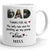75762-Dog Dad Funny Gift Belly Rubs And Picking Up My Poop Personalized Mug H4