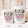 75763-Dog Dad Funny Gift Father&#39;s Day I Woof You Every Day Personalized Mug H2