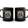 76871-Hunting Best Buckin&#39; Dad Ever Gift From Children Personalized Mug H5