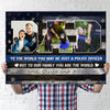 76719-Police Officer To The World Family Gift For Dad Personalized Canvas H1