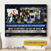 76723-Police Officer To The World Family Gift For Dad Personalized Canvas H4