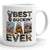 76982-Best Buckin' Dad Ever Gift For Hunting Dad Personalized Mug H2