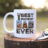 76986-Best Buckin&#39; Dad Ever Gift For Hunting Dad Personalized Mug H0
