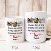 77406-Dog Mom Funny Gift Belly Rubs And Picking Up My Poop Personalized Mug H0