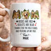 77421-Dog Mom Funny Gift Rose Are Red Poem Personalized Mug H0