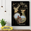 77914-Hunting Couple Gift Deer And Doe We Got This Personalized Canvas H2