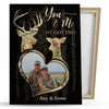 77908-Hunting Couple Gift Deer And Doe We Got This Personalized Canvas H1