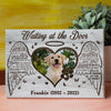 78881-Dog Waiting At The Door Gift Pet Memorial Personalized Canvas H4