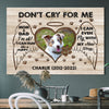 78852-Dog Fly With My New Wings Pet Memorial Personalized Canvas H2