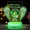 Dog Lover Gift Memorial Pet Once By My Side Personalized Night Light