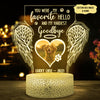 Dog Lover Gift Memorial Pet Once By My Side Personalized Night Light