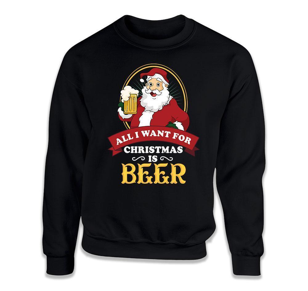 All i need for christmas is beer t shirt