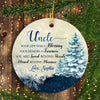 57561-Gift For Uncle Your Life Was A Blessing Ornament H1